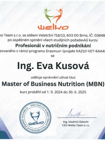 certifikát
