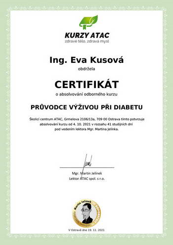 certifikát