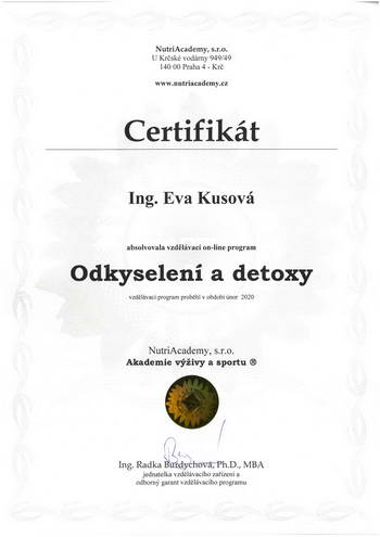 certifikát